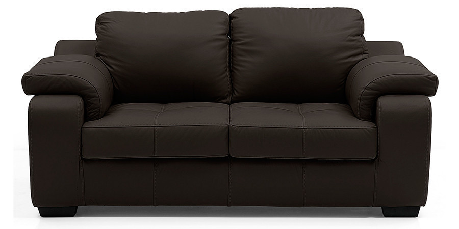 Tribunal Leather Sofa (Chocolate)